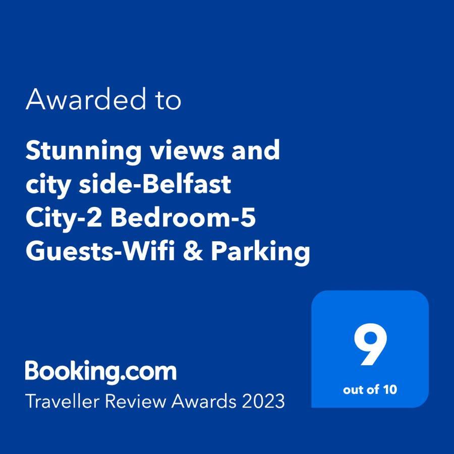 Stunning Views And City Side-Belfast City-2 Bedroom-5 Guests-Wifi & Parking Экстерьер фото